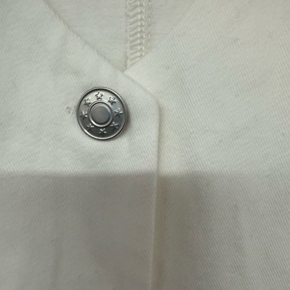 NWT Princess Polly Damico Romper Women's Size 12 White Button Down 100% Cotton - Picture 5 of 9